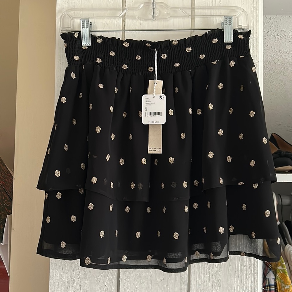 Salt Water luxe mini skirt